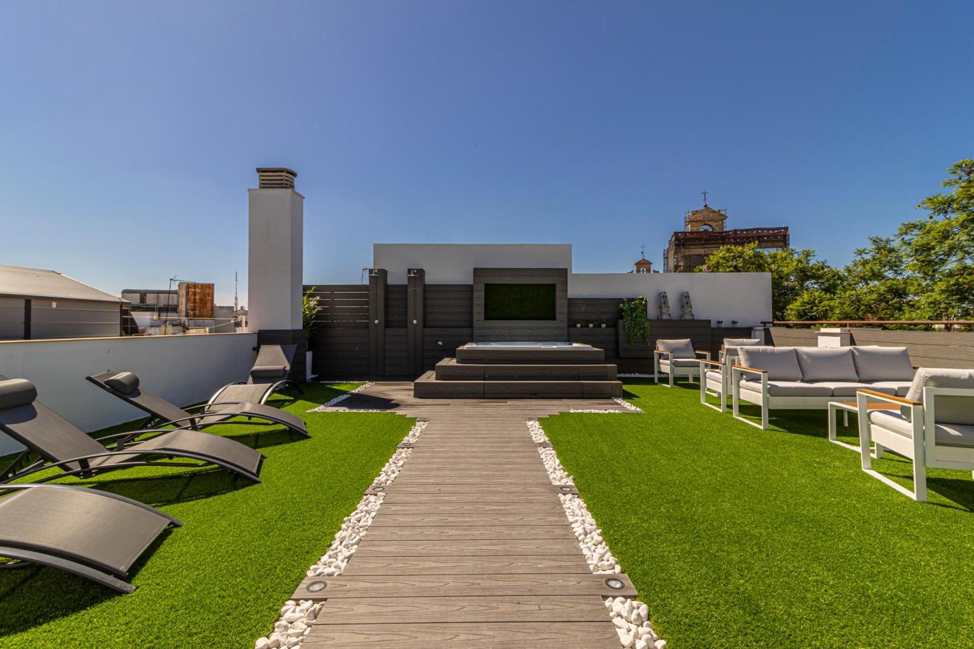 Allo Apartments Plateros Centro Jacuzzi Comunitario 赫雷斯 外观 照片