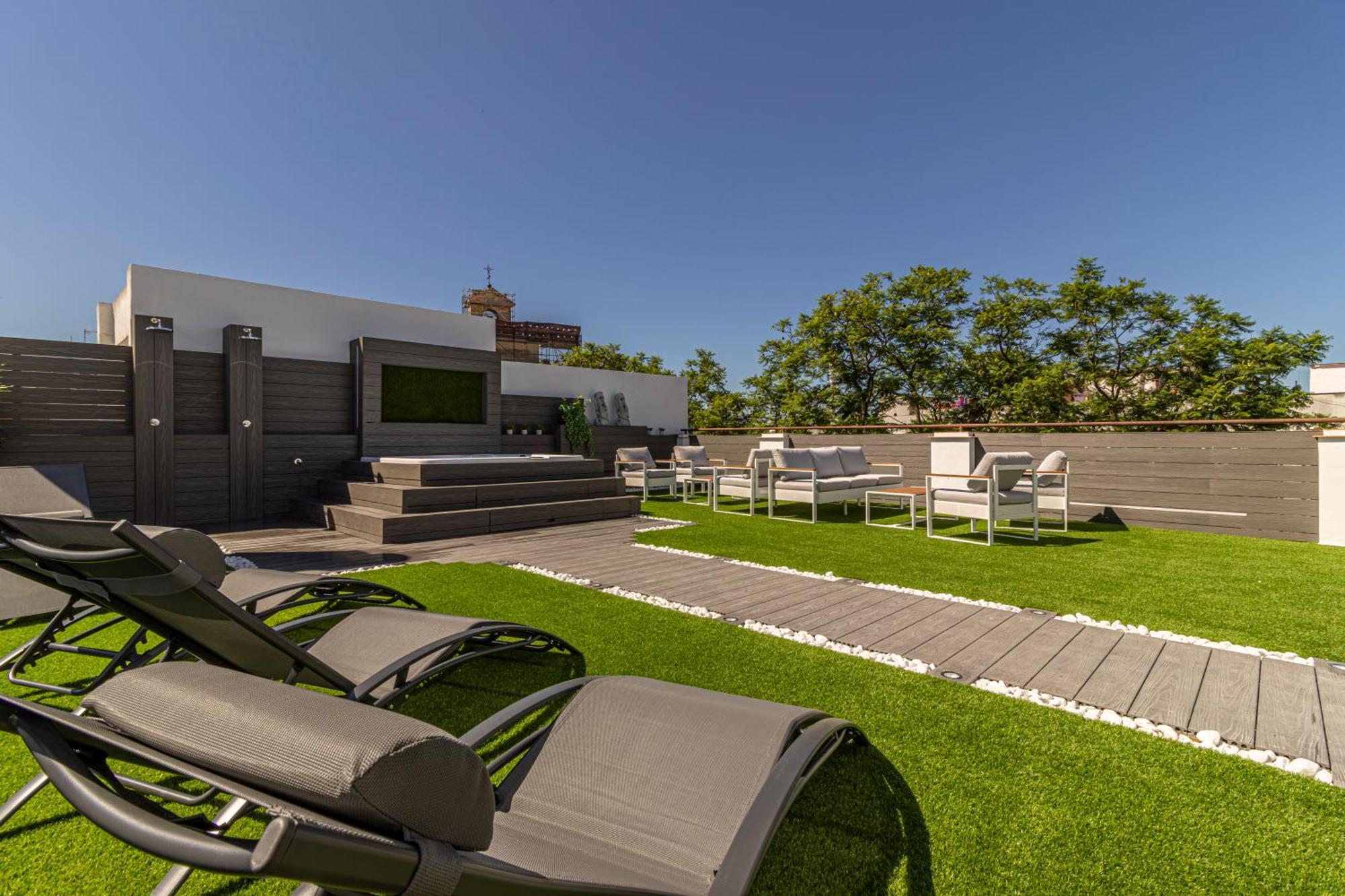Allo Apartments Plateros Centro Jacuzzi Comunitario 赫雷斯 外观 照片